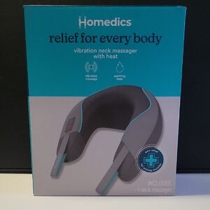 Homedics Gray and Blue Neck Massager with Heat